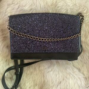 Kate Spade New York Women's Cameron Convertible Crossbody Bag, Metallic Midnight